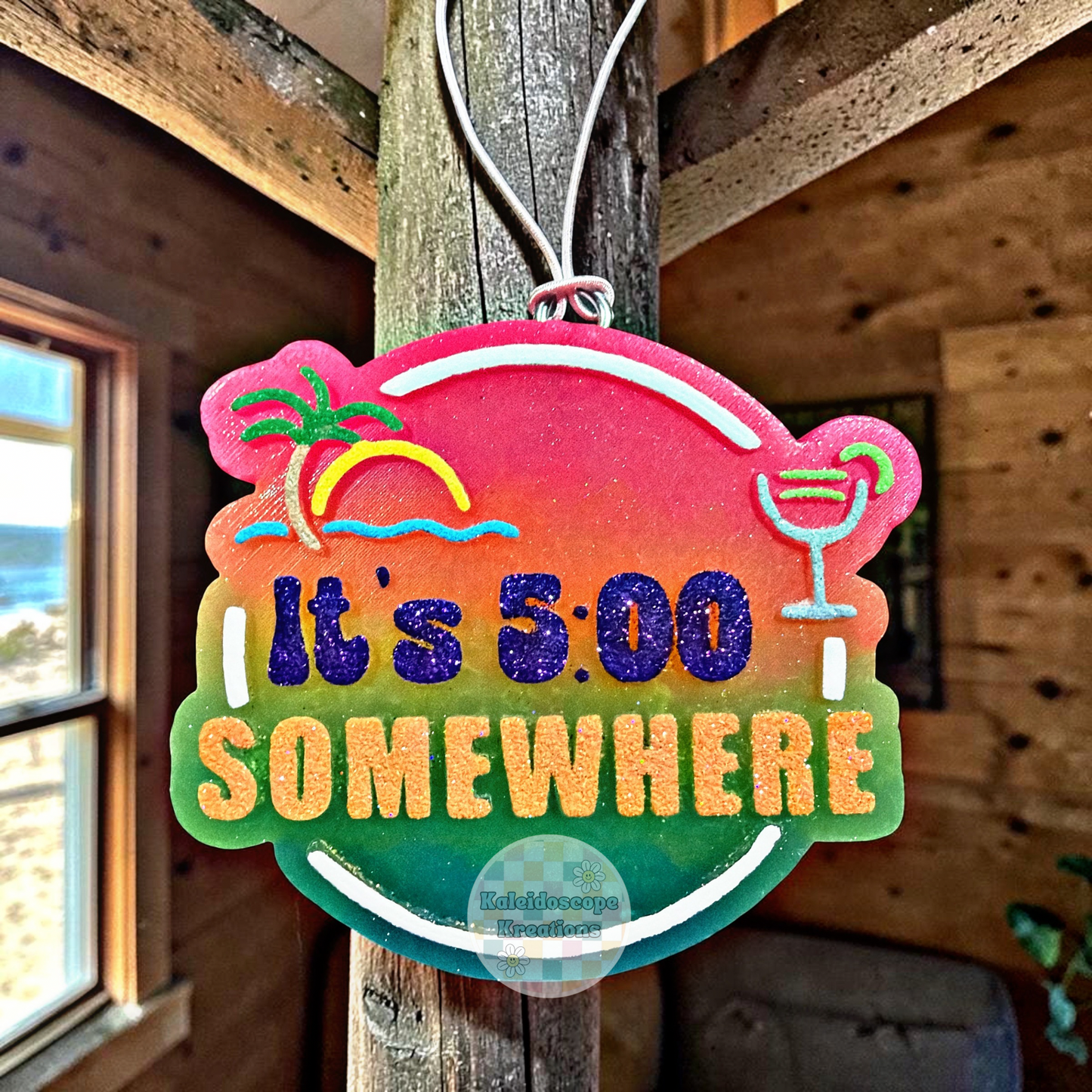 It’s 5 O’clock Somewhere Car Freshener