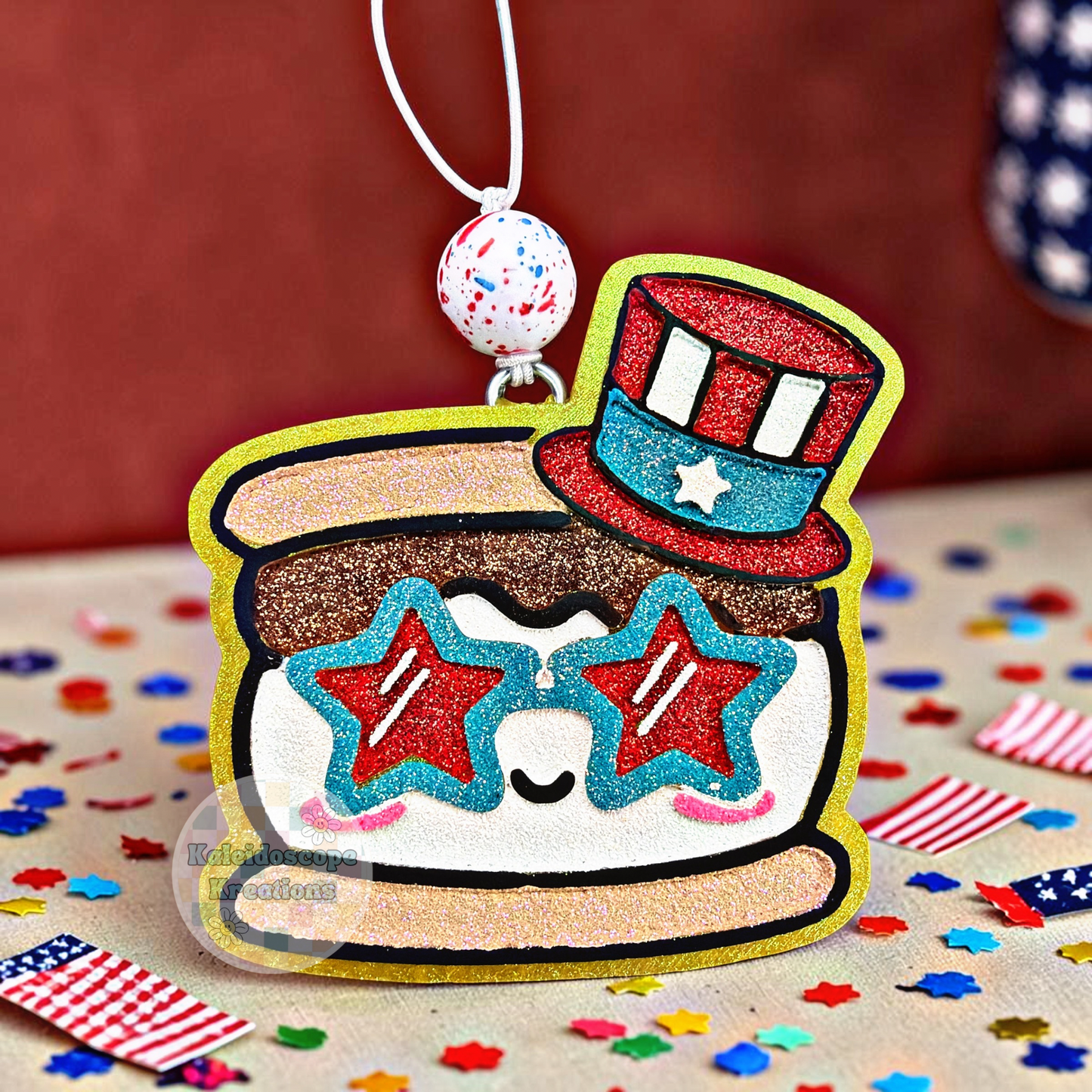 S’mores, Patriotic, Car Freshener