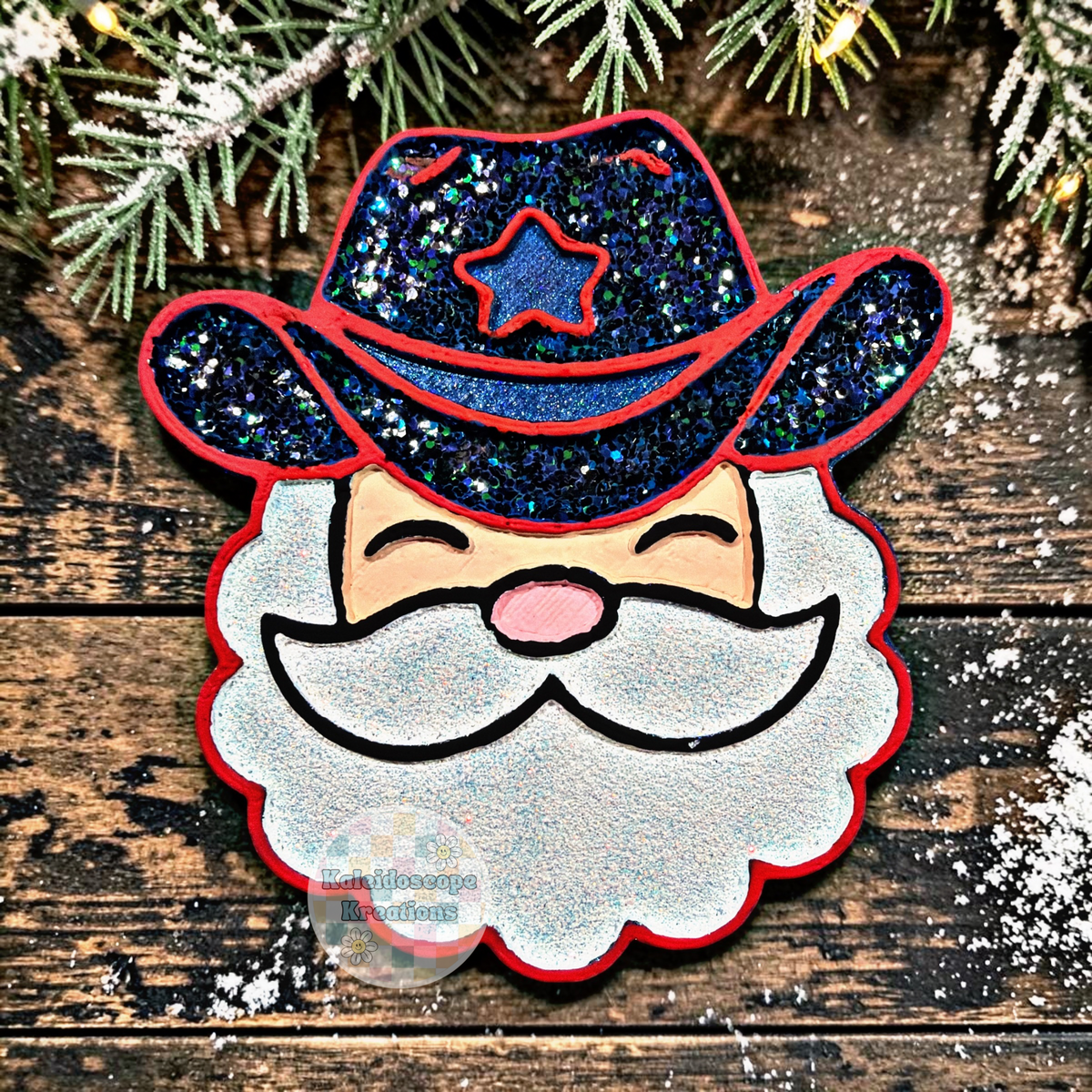 Cowboy Santa Car Freshener