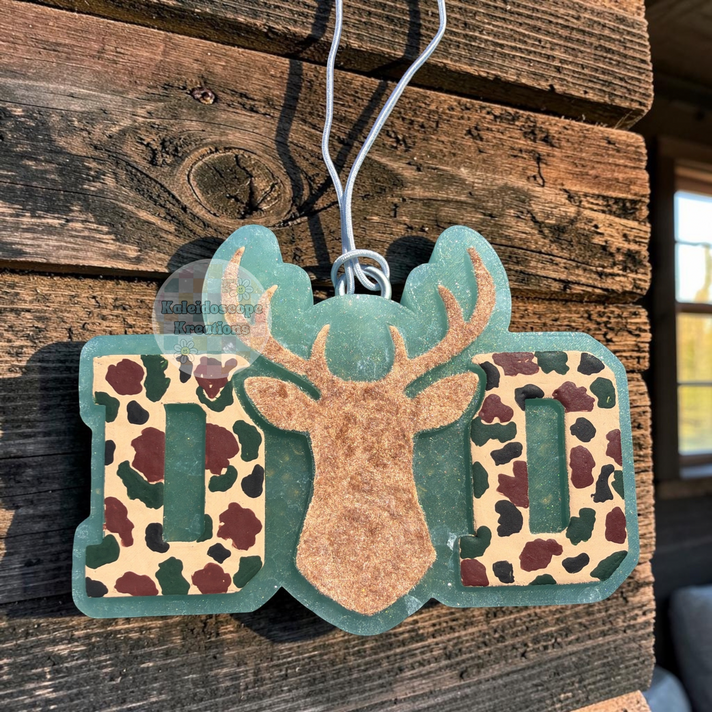 Dad, Deer, Camo, Car Freshener