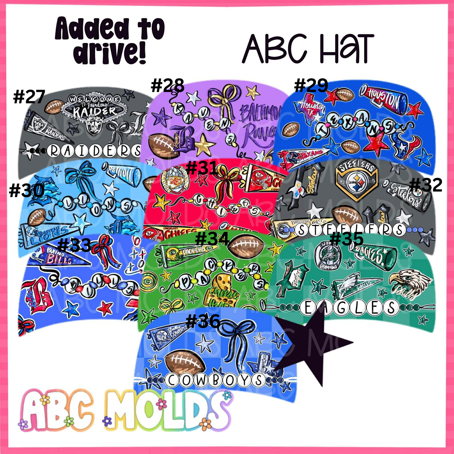 ABC HAT CARDSTOCK