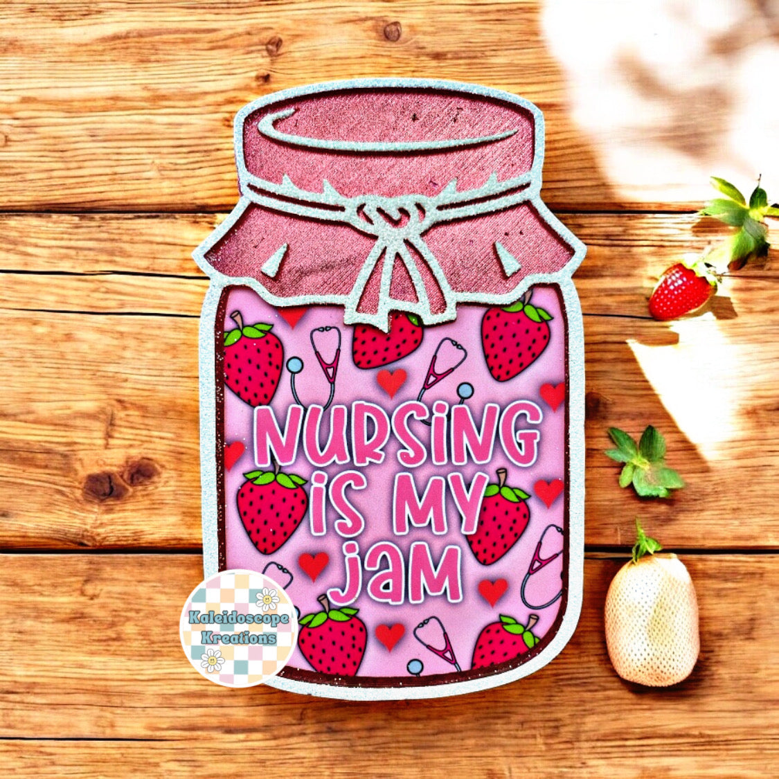 Nursing Is My Jam Cardstock Car Freshener