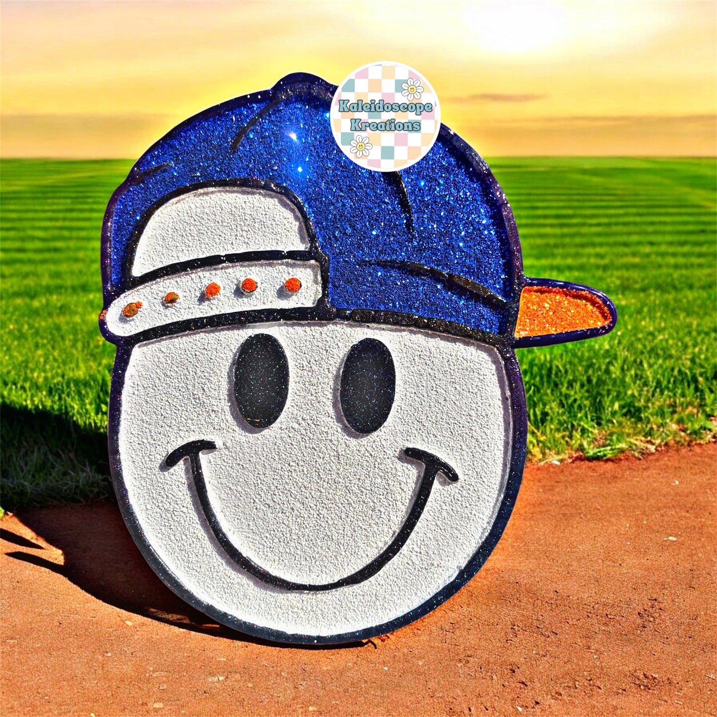 Backwards Hat Smile Face Car Freshener