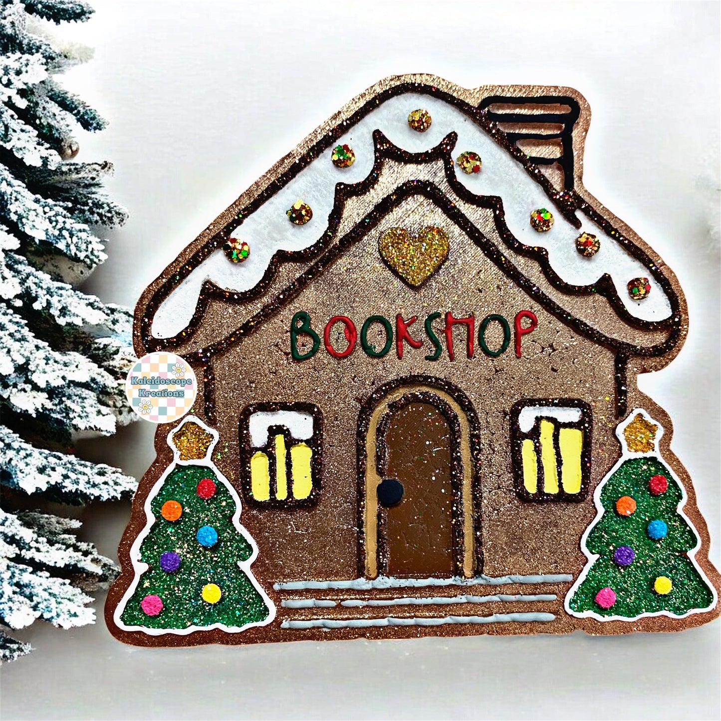 Christmas Bookshop Car Freshener
