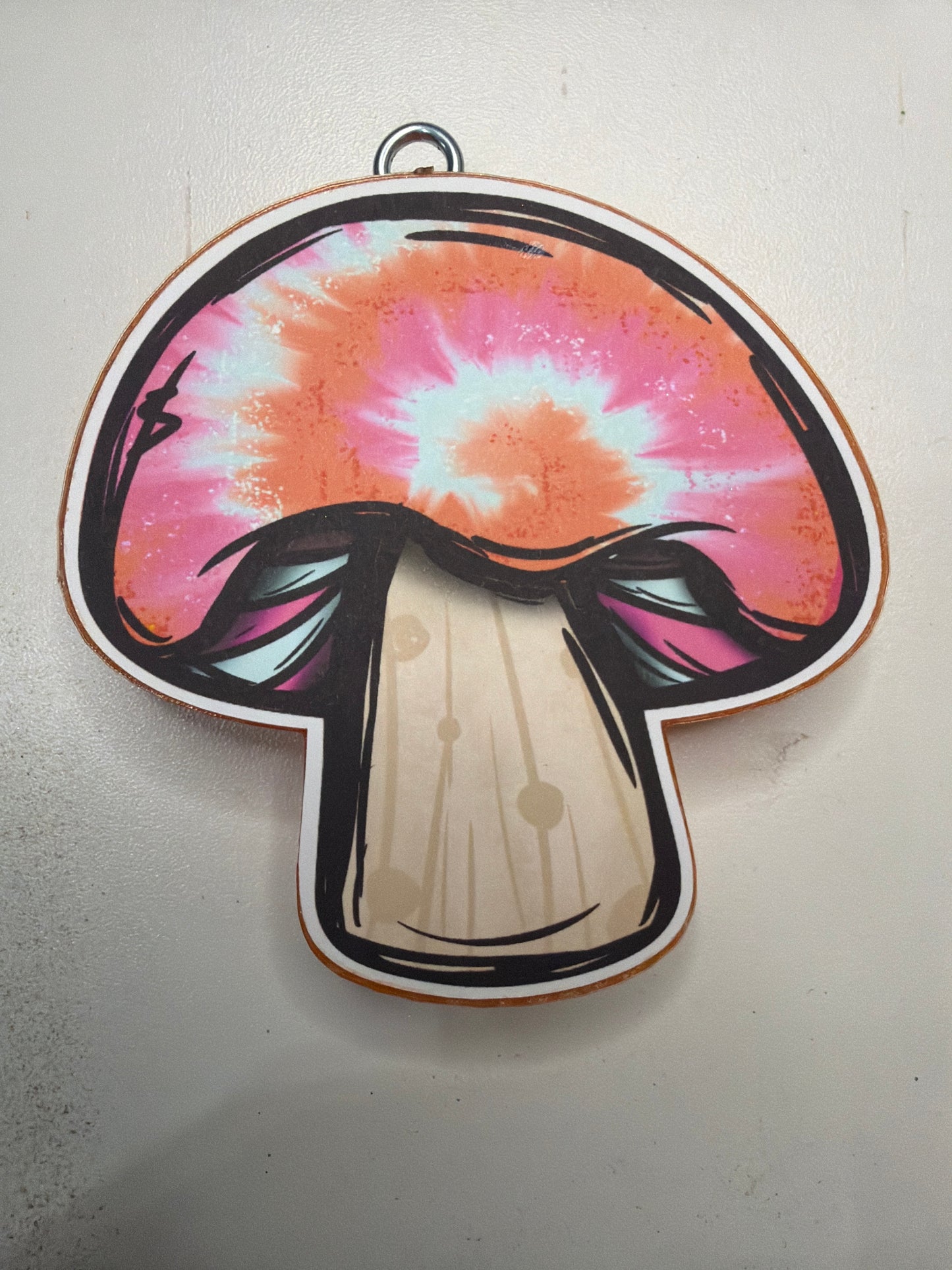 Mushroom Cardstock Car Freshener