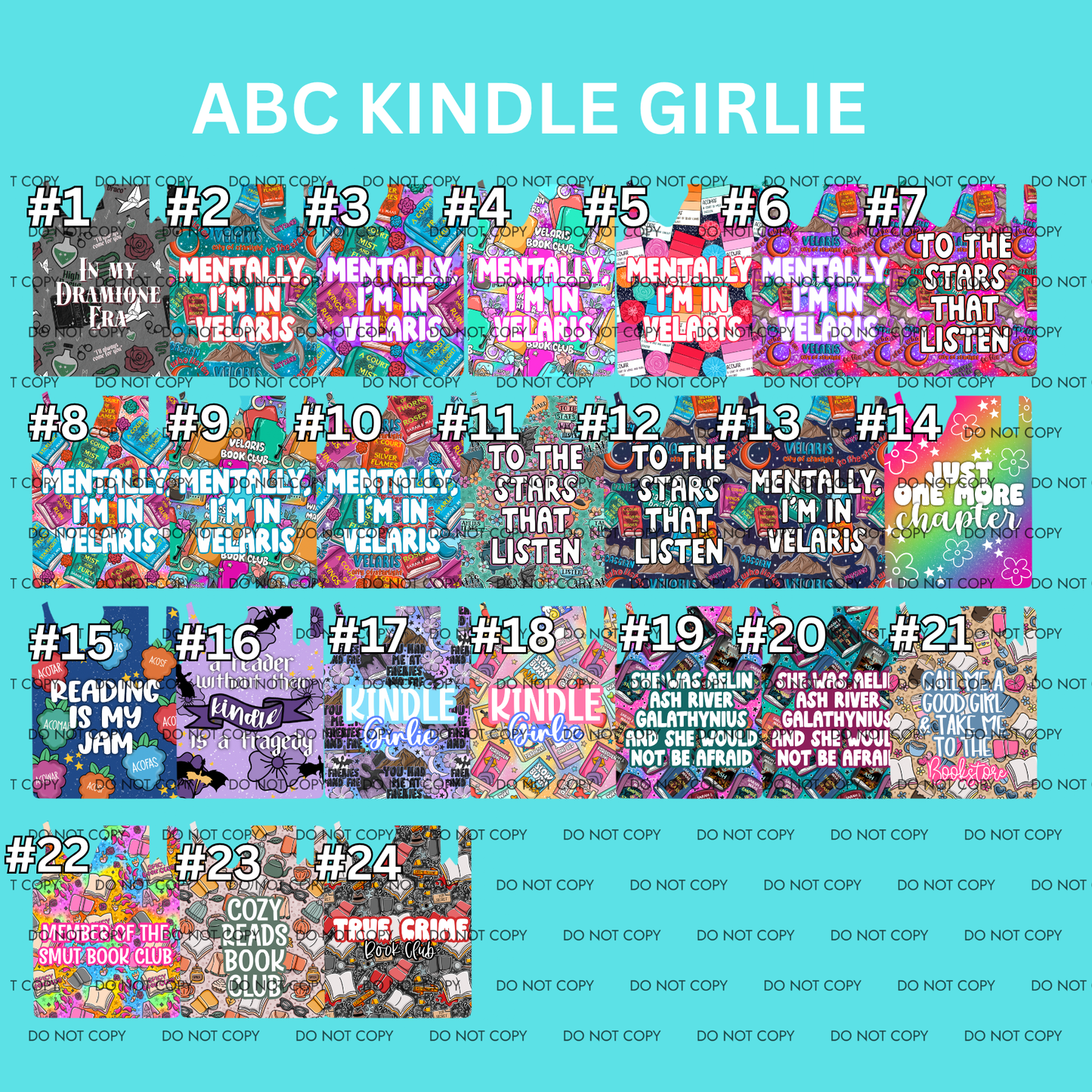ABC KINDLE GIRLIE CARDSTOCK