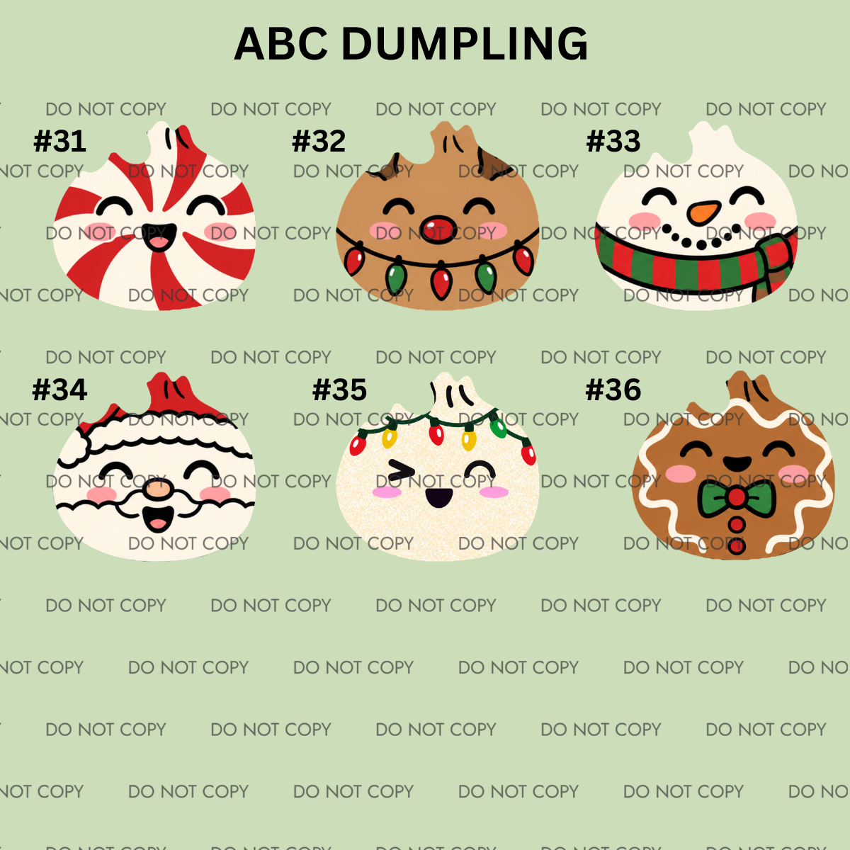 ABC DUMPLING CARDSTOCK