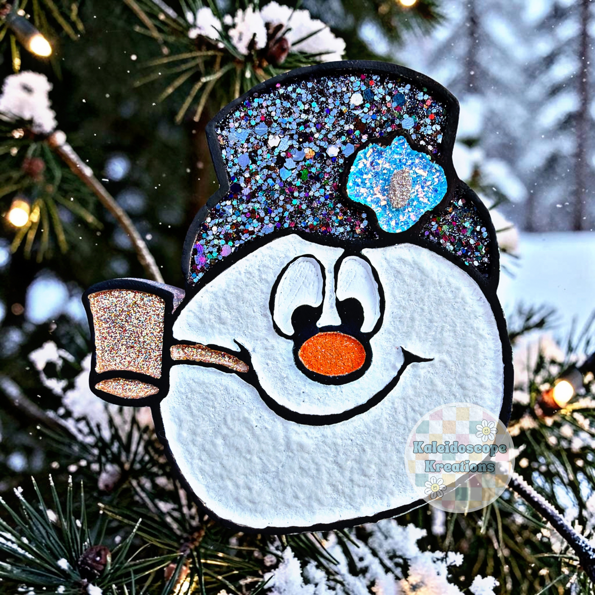 Snowman Head Car Freshener