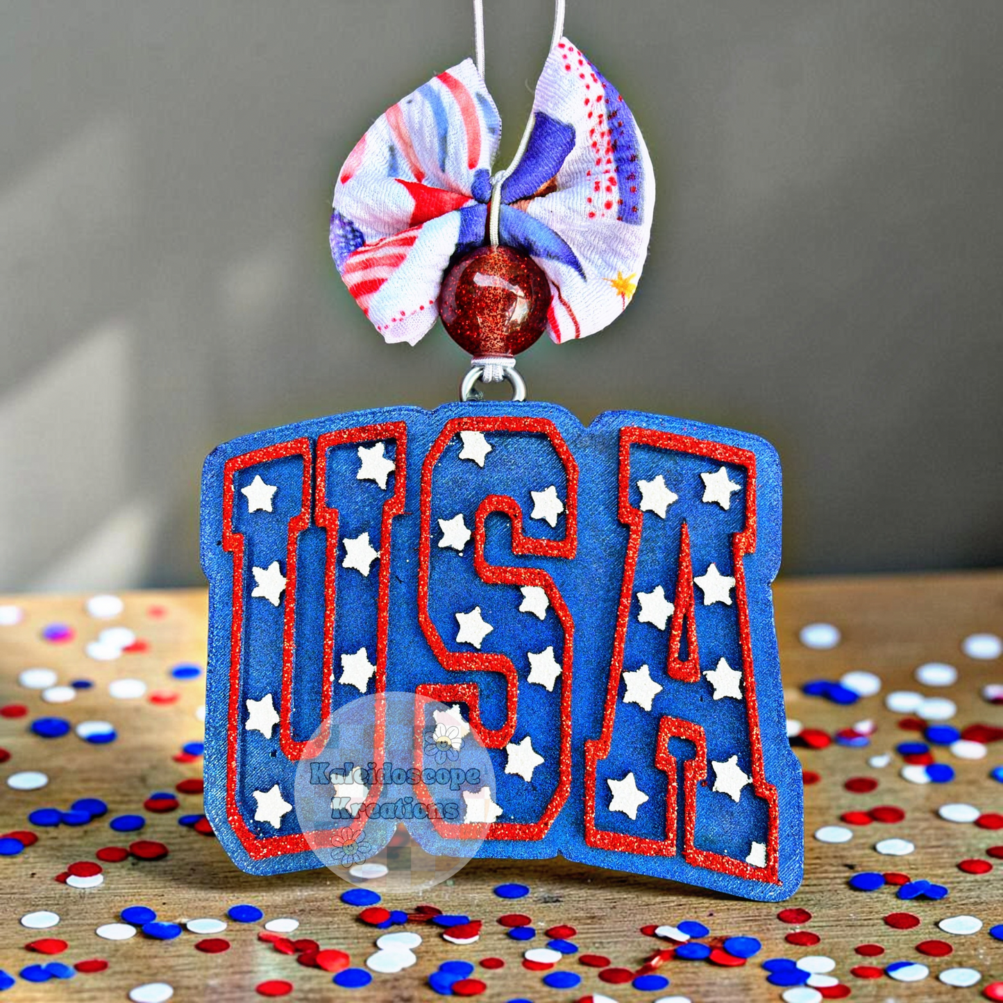 USA, Patriotic, Car Freshener