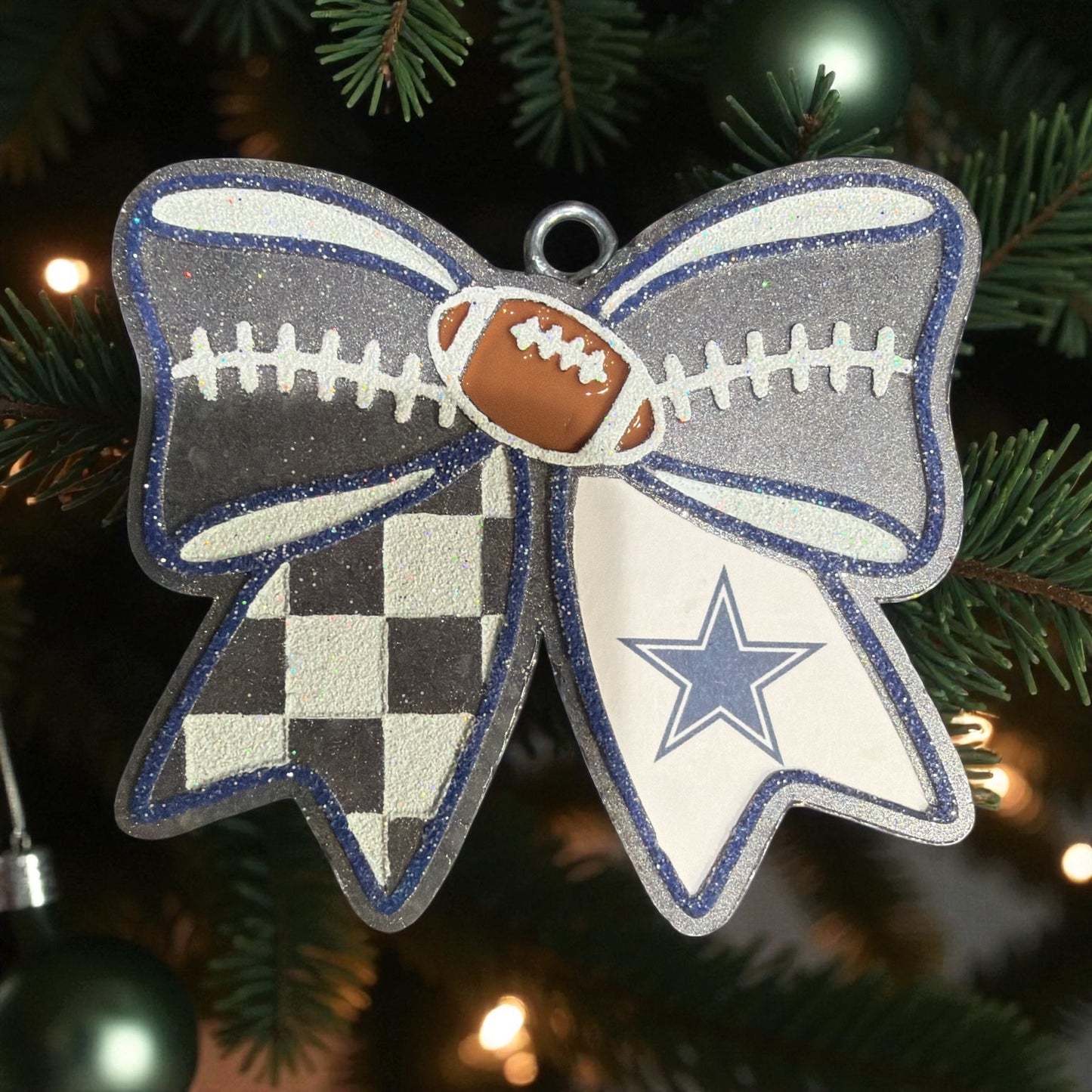 Football Bow Car Freshener