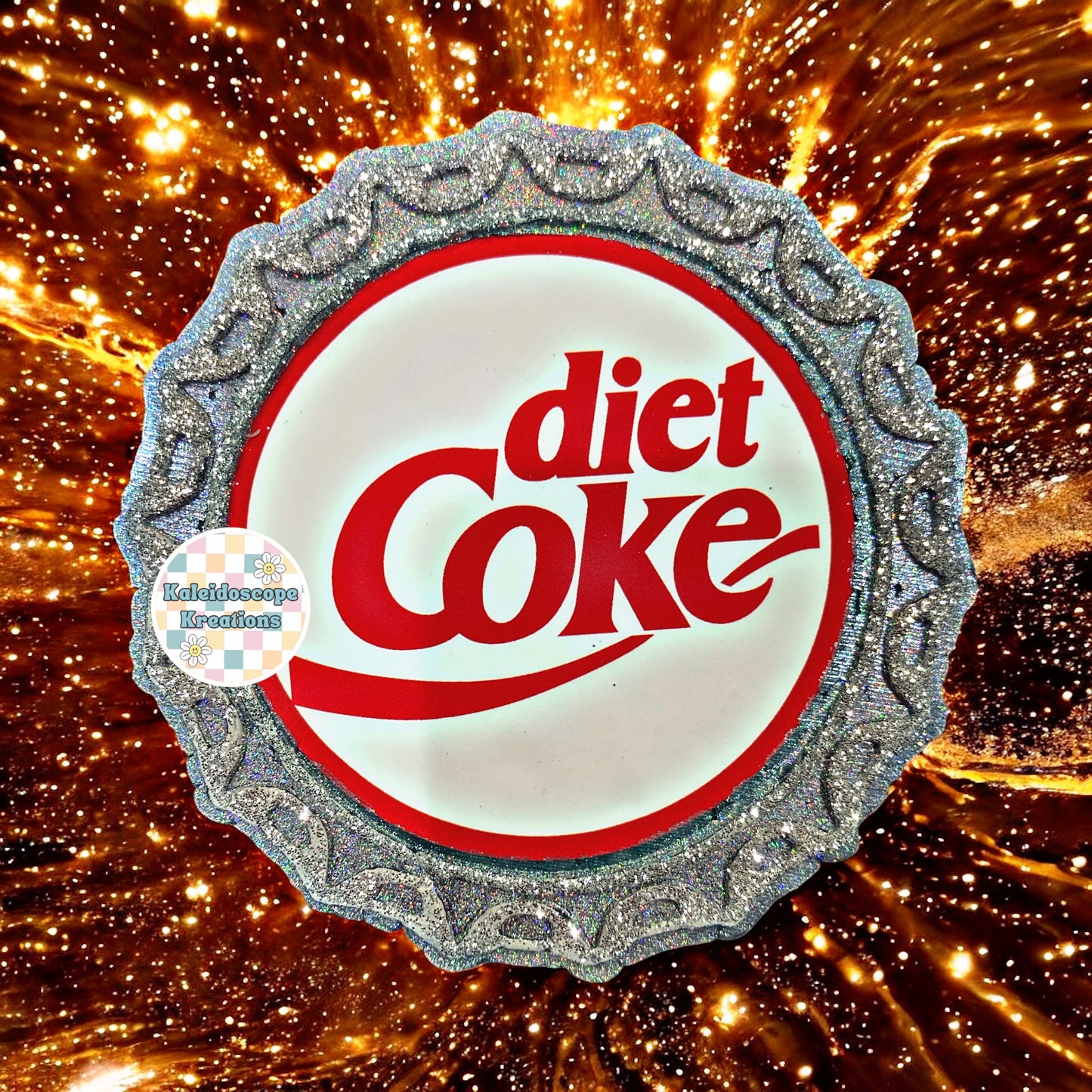 Diet Cola Bottle Cap Car Freshener