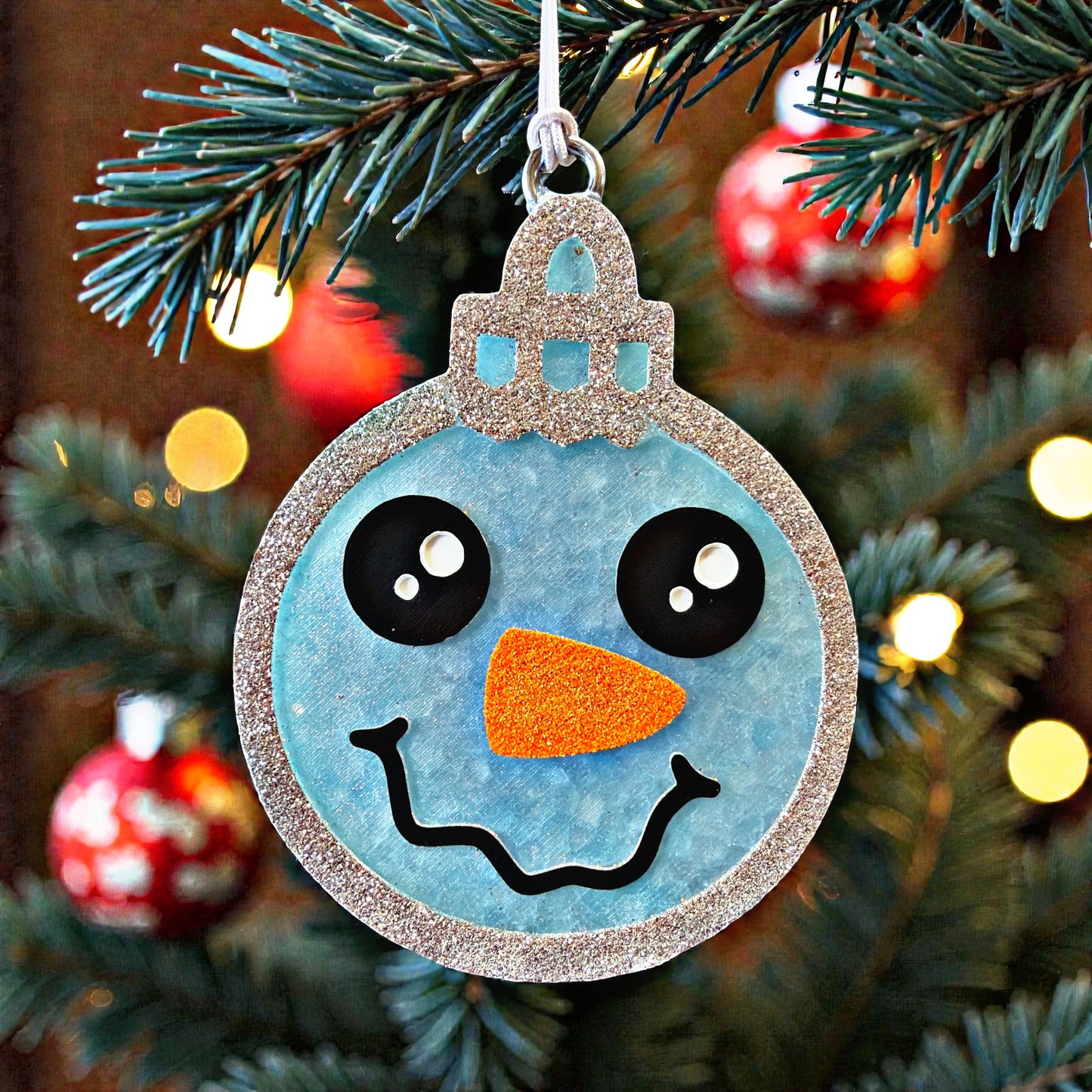 Snowman Ornament Car Freshener