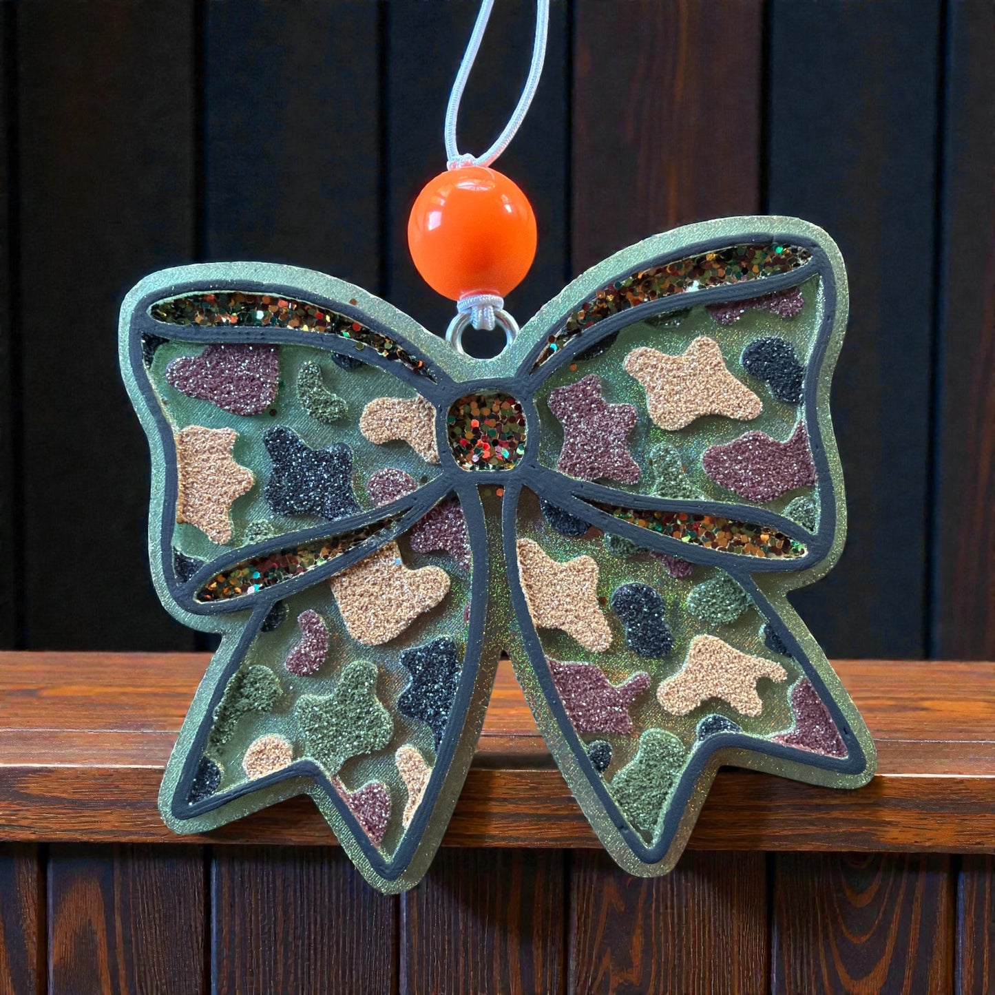 Camo Bow Car Freshener