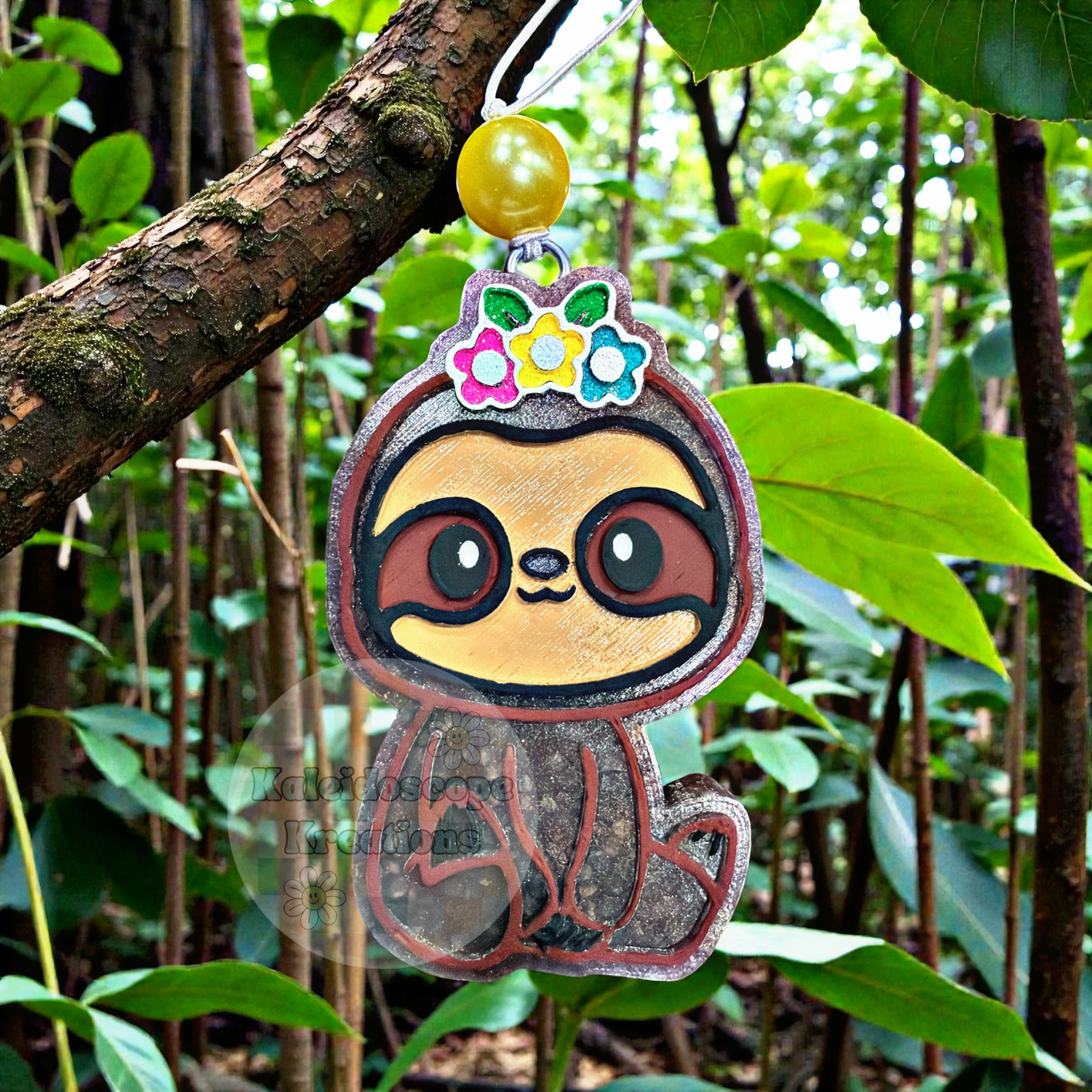 Sitting Sloth Car Freshener