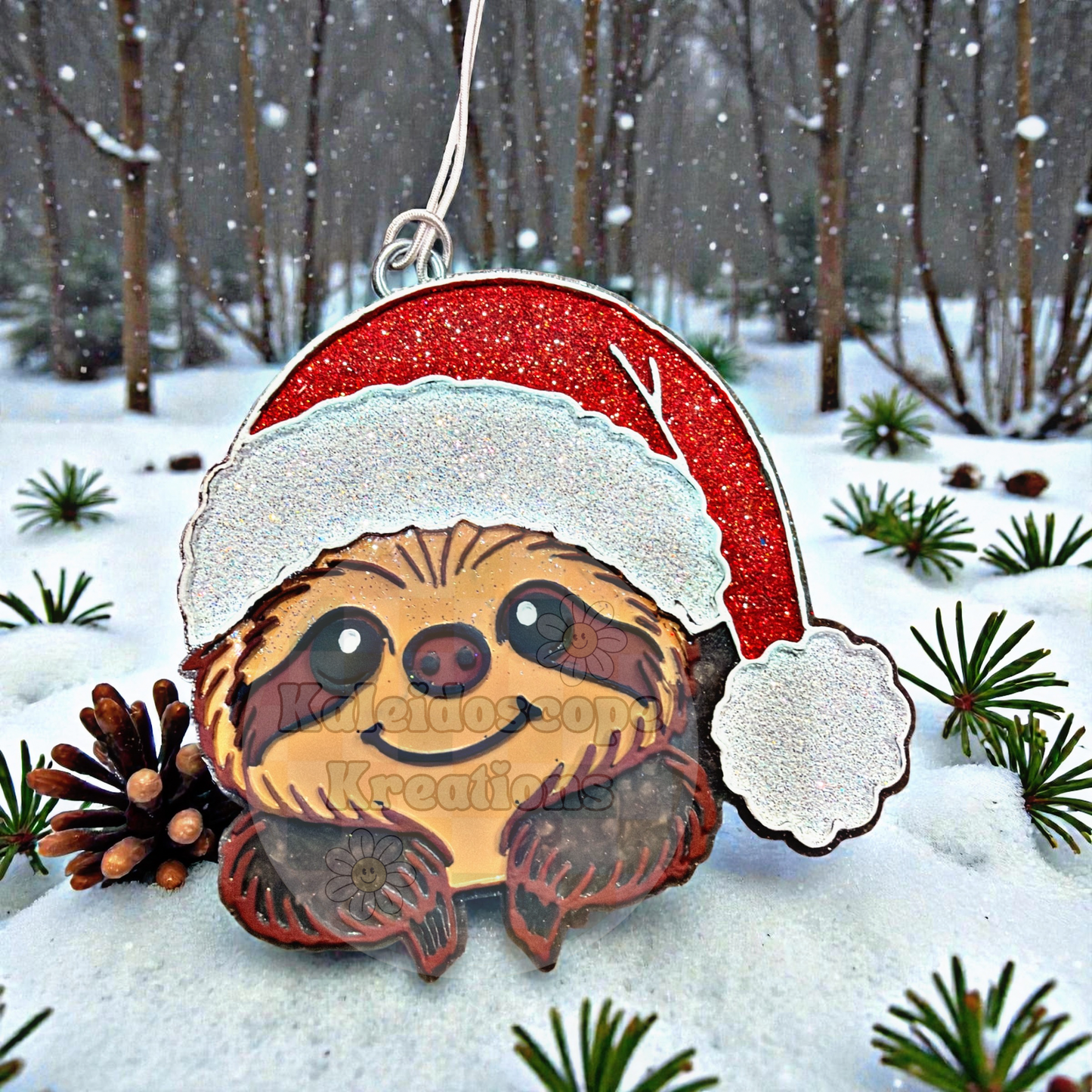 Christmas Sloth Car Freshener