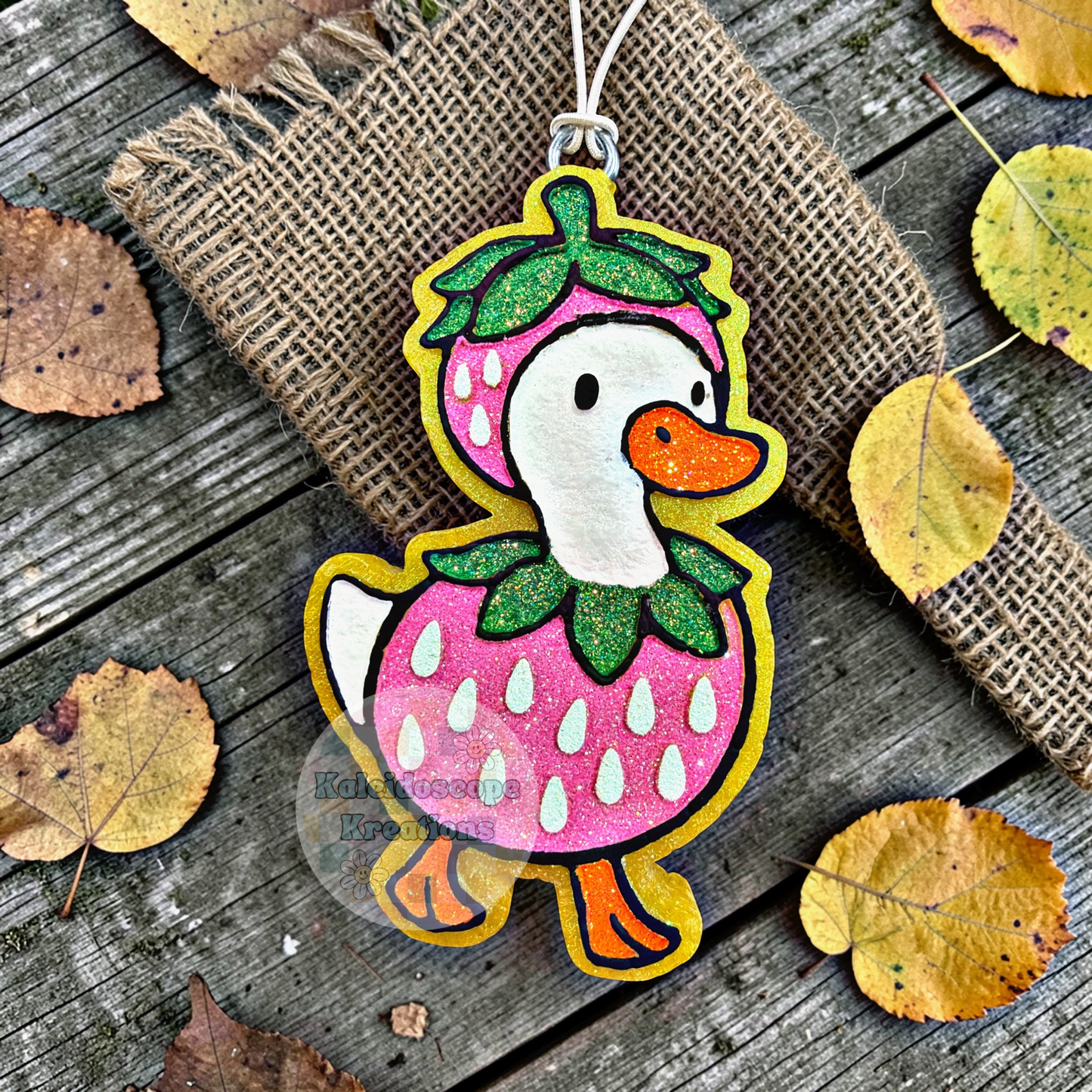 Strawberry Goose Car Freshener