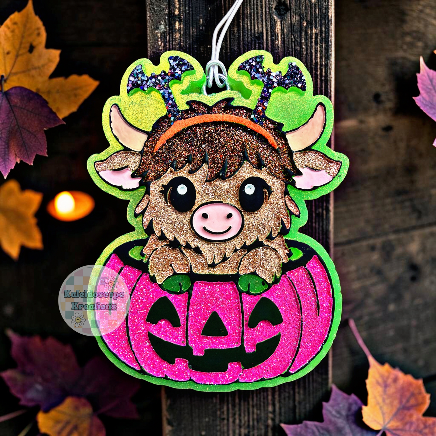 Cow, Pumpkin, Animal, Car Freshener