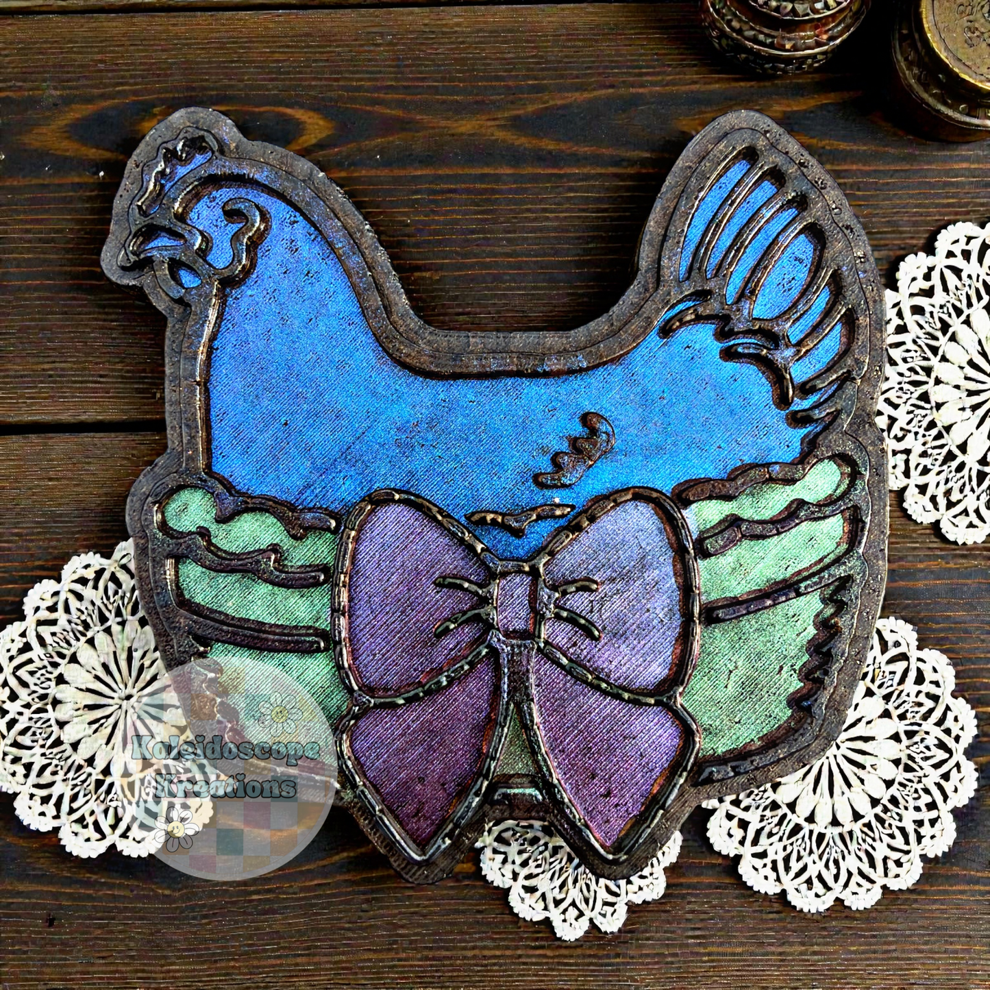 Hen In Basket, 3D, Car Freshener