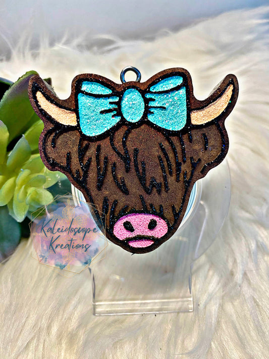 Cow w/Bow Vent Freshener