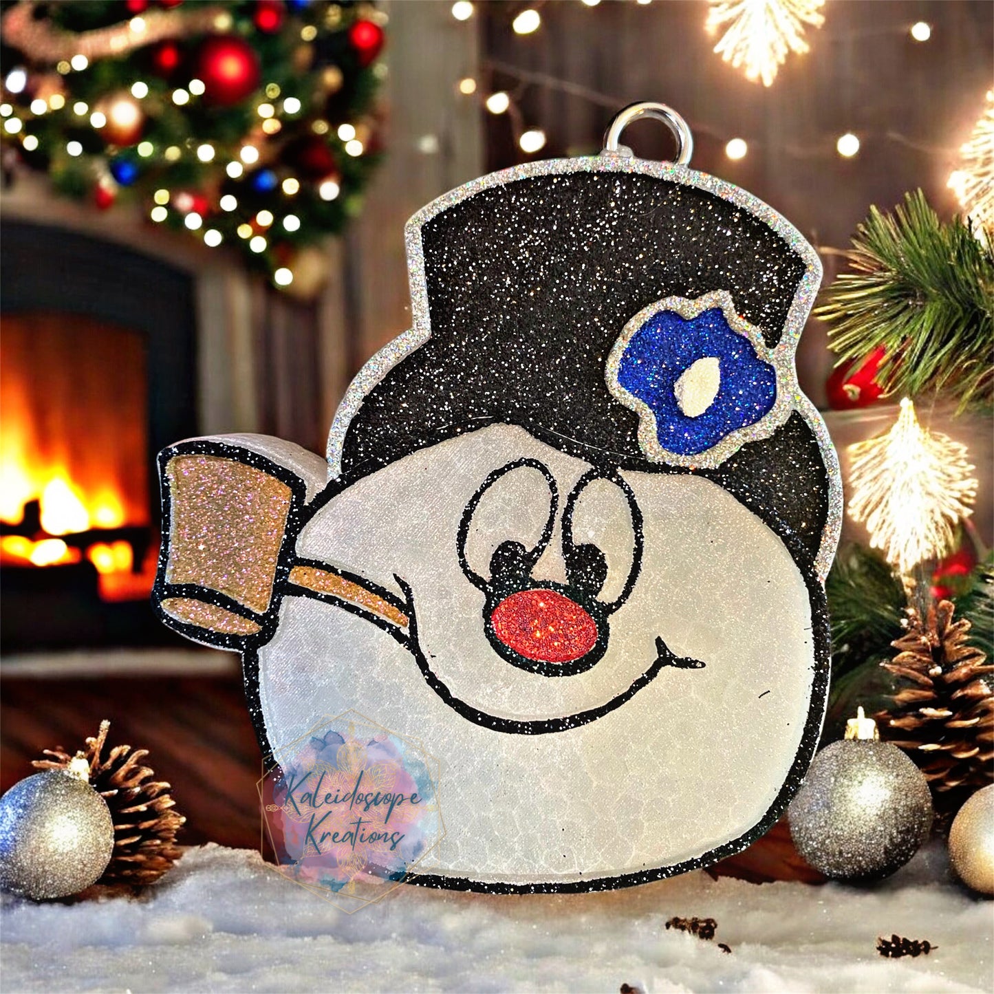 Snowman Head Car Freshener