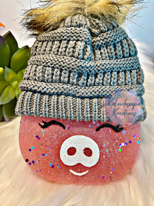 Piggy Eyelash Beanie Freshener