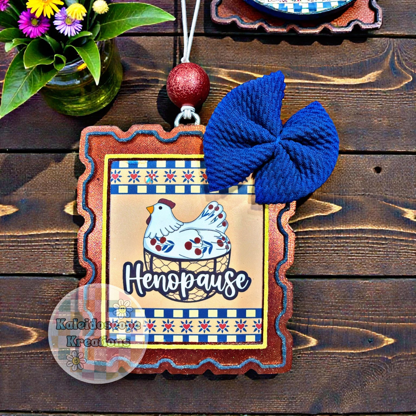 Country Style Postage Stamp Car Freshener