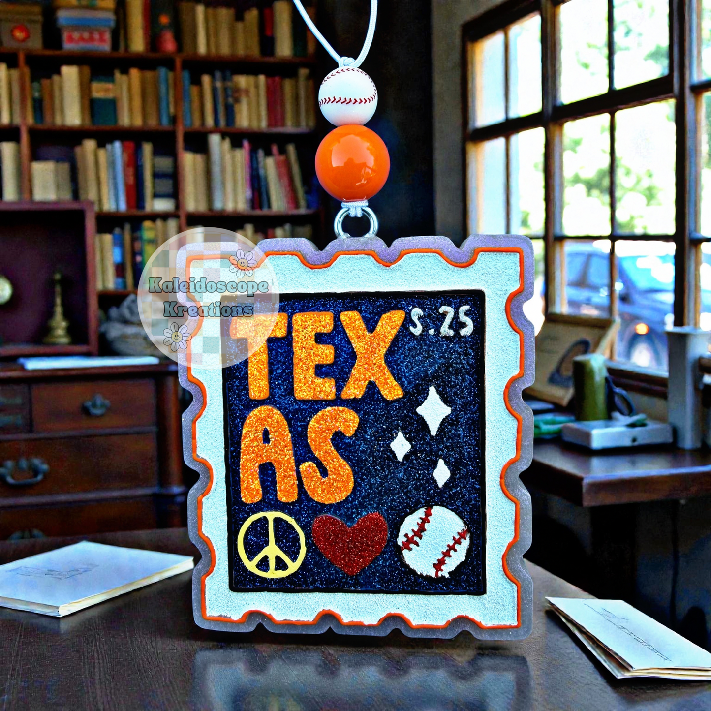 Texas Postage Stamp Car Freshener