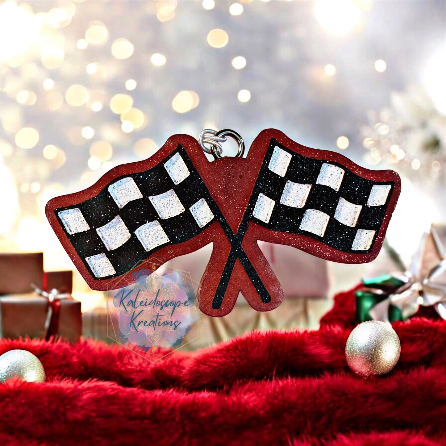 Checker Flag Car Freshener