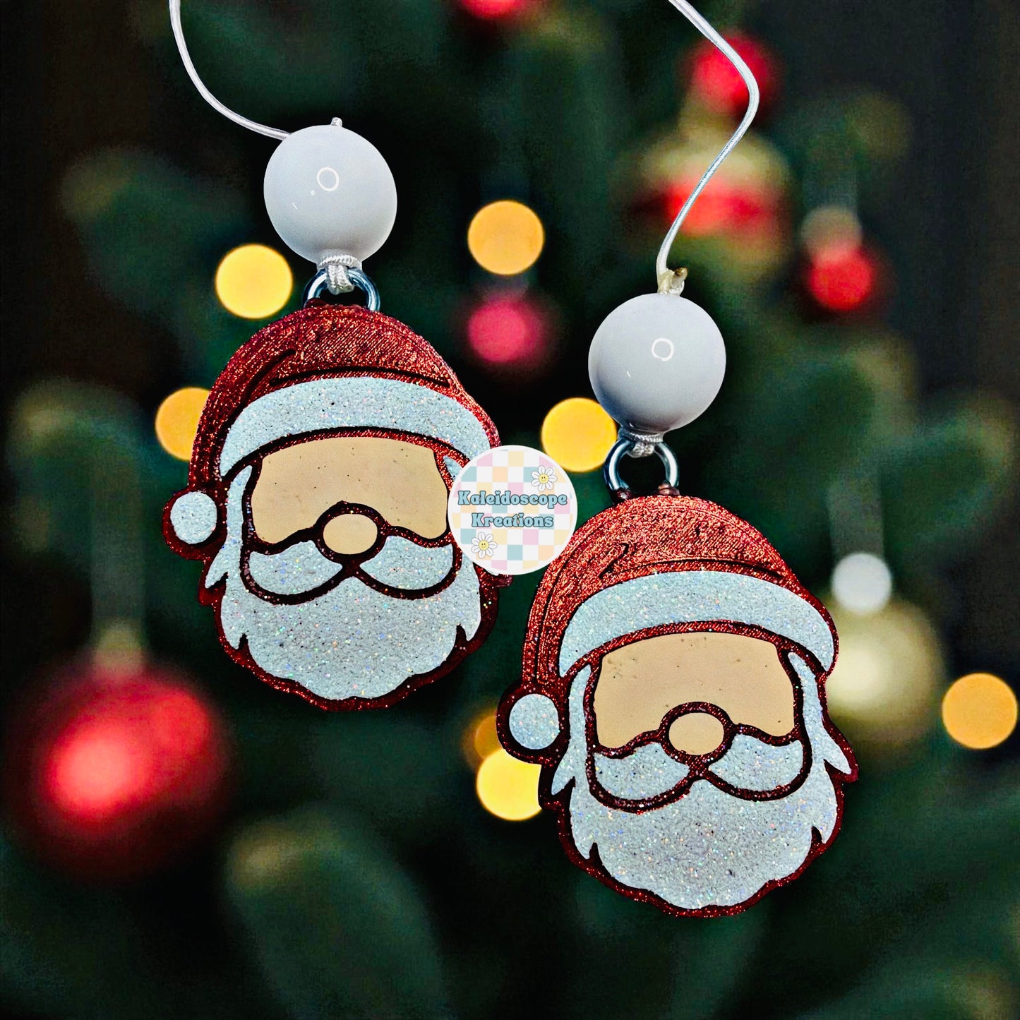 Santa Head Hanging Vent Car Freshener