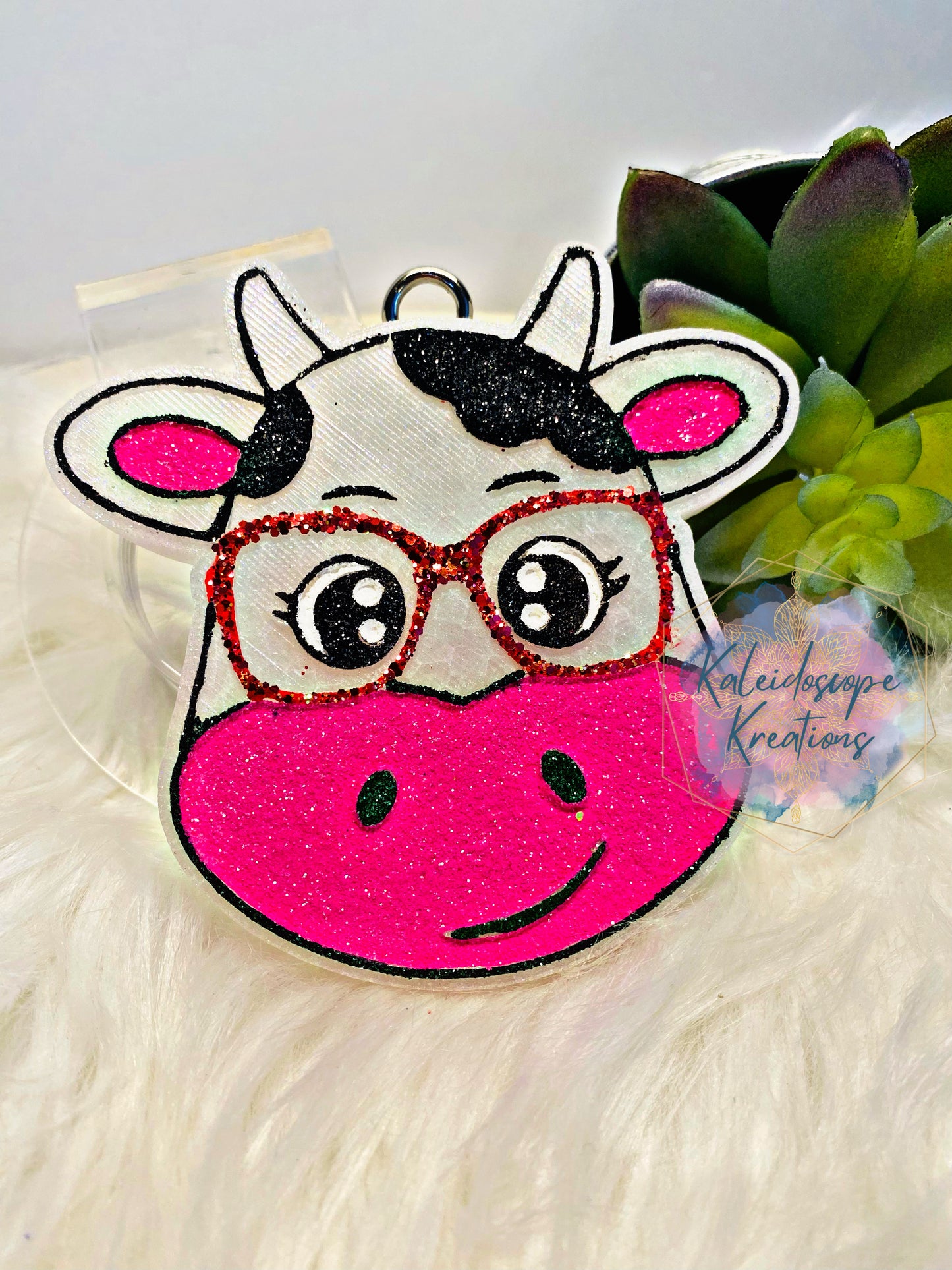 Cow w/Glasses Freshener
