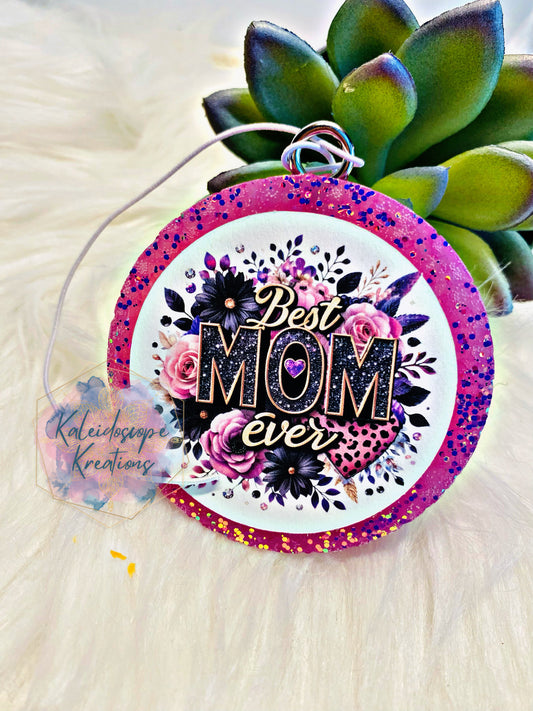 Pink and Black Best Mom Cardstock
