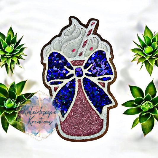 Frappe w/Bow Car Freshener