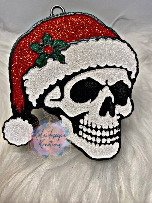 Santa Skelly Car Freshener