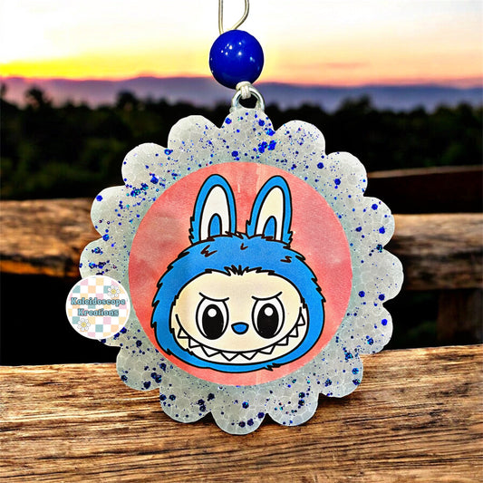 Scalloped Bubu Cardstock Car Freshener