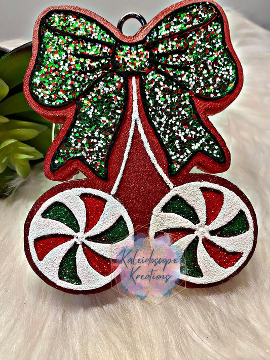 Christmas Peppermint Cherries Car Freshener