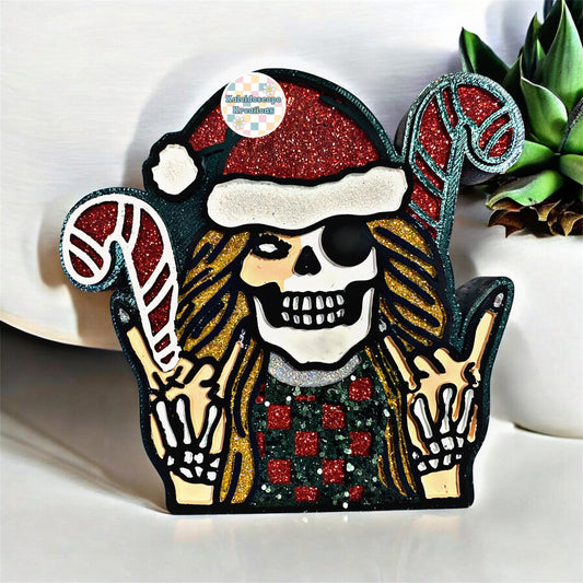 Christmas Skelly Car Freshener
