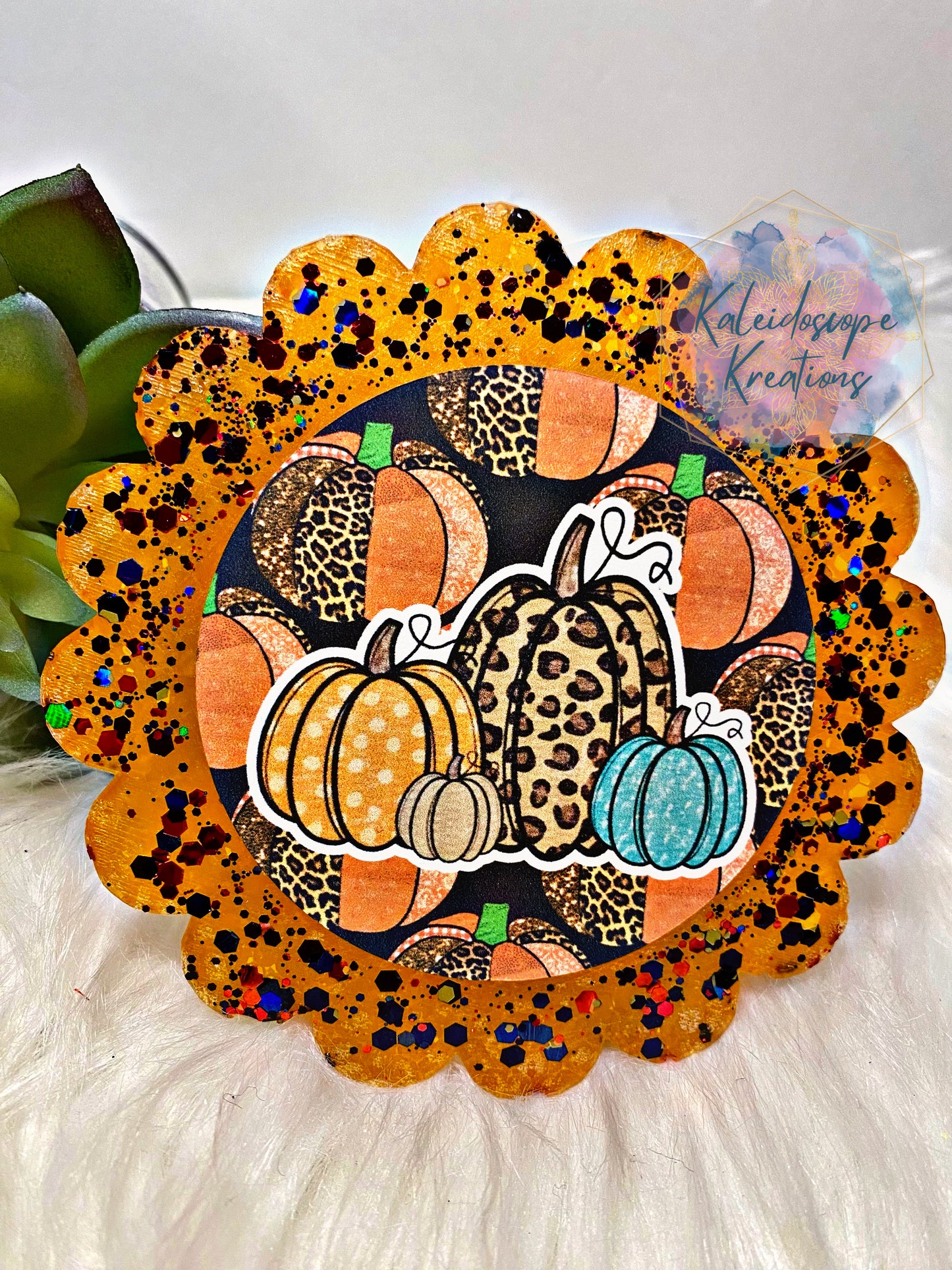 Scalloped Fall Cardstock Fresheners