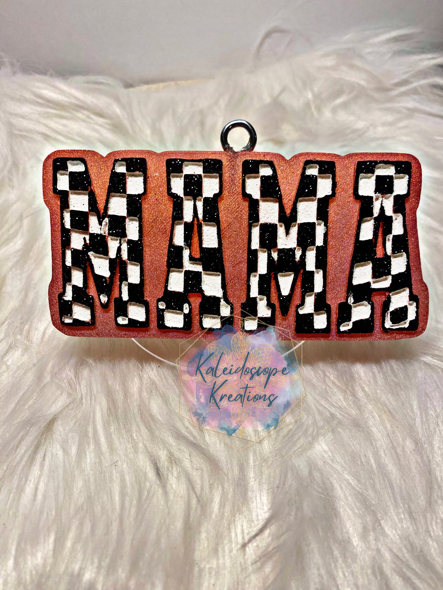 Checkered Mama Car Freshener