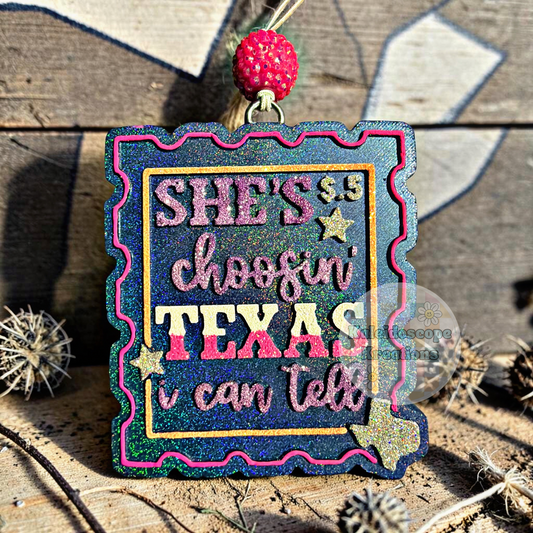 She’s Choosin Texas Car Freshener