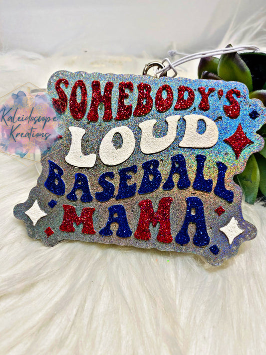 Loud Baseball Mama Freshener