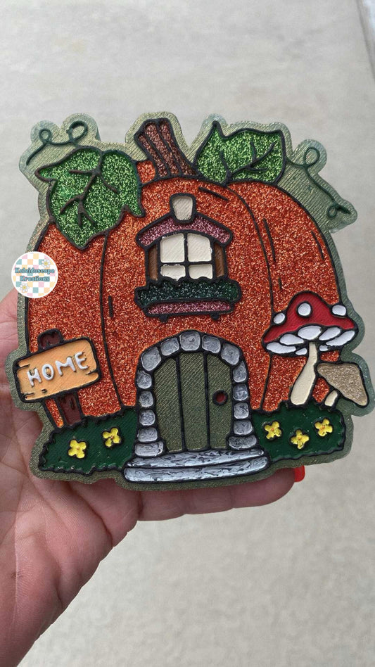 Pumpkin House Car Freshener