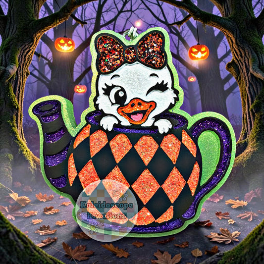 Cute Goose, Teapot, Halloween, Car Freshener