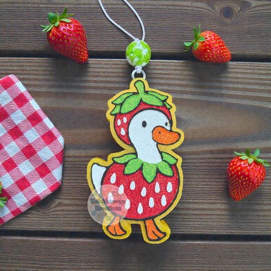Strawberry Goose Car Freshener