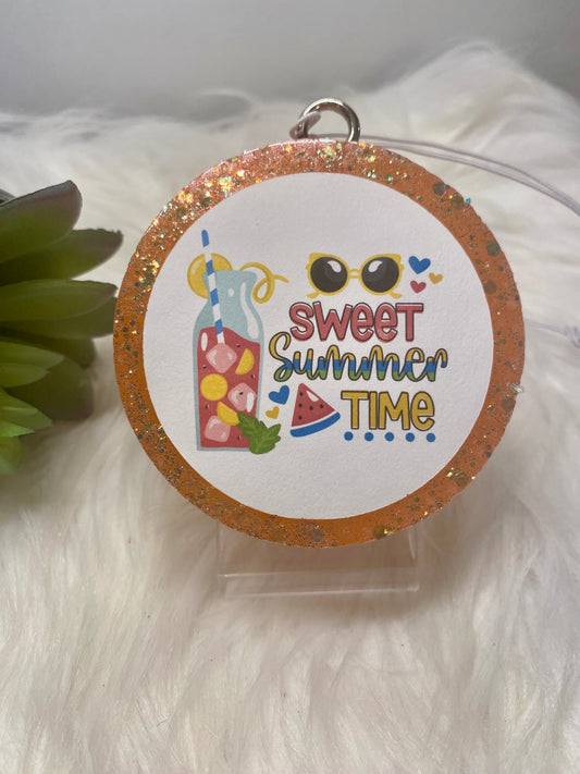 Sweet Summertime Cardstock Round Freshener