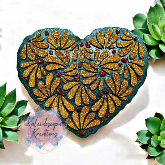 Talavera Heart Car Freshener