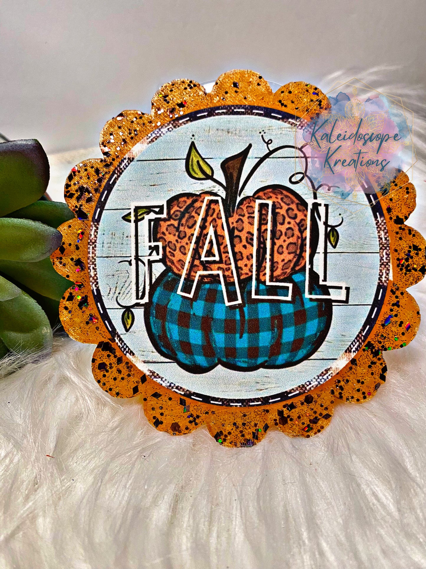 Scalloped Fall Cardstock Fresheners