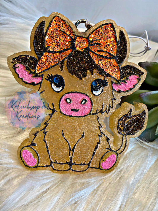 Cow With Bow Freshener