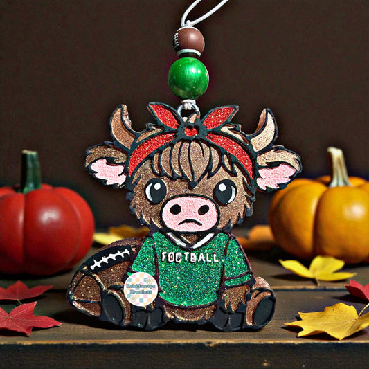 Football Cow Car Freshener
