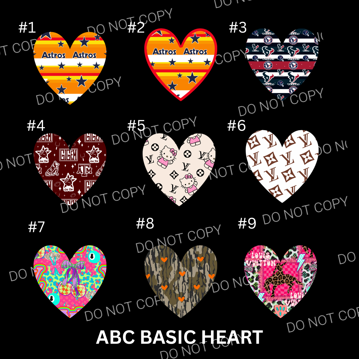 ABC Basic Heart Cardstock