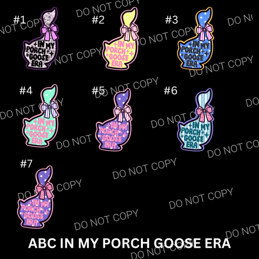 ABC In My Porch Goose Era Cardstock